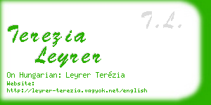 terezia leyrer business card